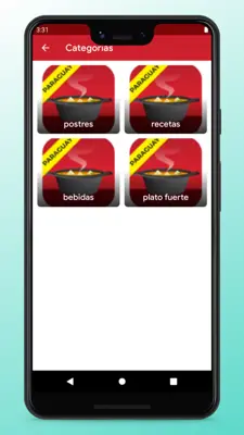 Paraguayan Recipes - Food App android App screenshot 1